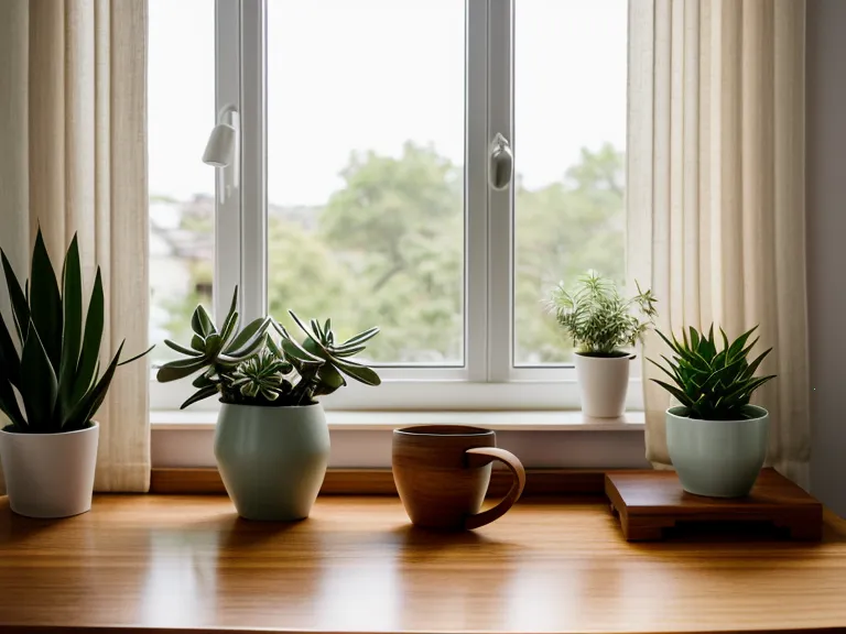 Une plante verte dans un intérieur minimaliste, symbole d'une attitude zen retrouvée après un burn-out